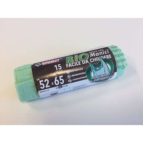 Sacco bio verde 52x65
