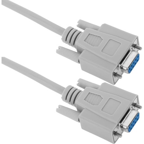 BeMatik - 1,8 m de câble série Null-Modem (DB9-F/F) (1/5)