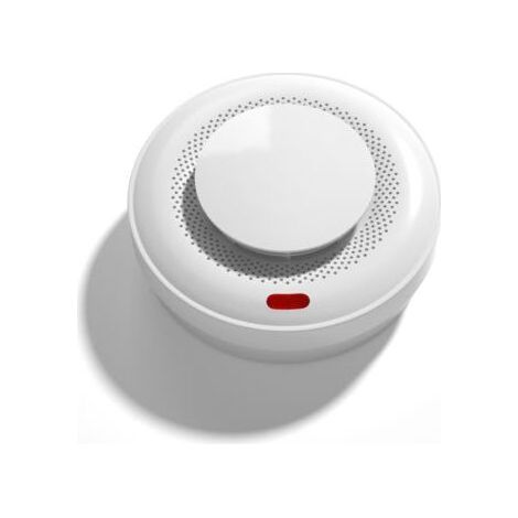 Détecteur de Fumée Alarme Incendie, Détection 360° Haute Sensibilité, Transmission Sans Fil 433MHz - Pour Maison, Camping-car, Bureau, Auto-Vérification (1/5)