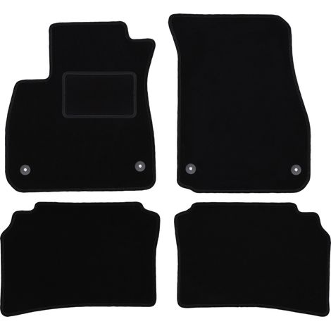 Alfombrillas de terciopelo negro para Opel Insignia B liftback, sedán, familiar, deportivo (2017-) (1/5)