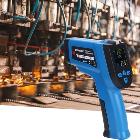 Multifunktionales, berührungsloses Infrarot-Thermometer zur Temperaturmessung für Thermoelemente des Typs K (NCV) (1/5)