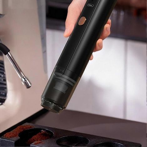 Aspirateur-nettoyeur portable pour moulin à café avec aspiration puissante pour un nettoyage rapide et efficace. (1/5)