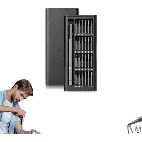 Set di chiavi a bussola - Set di cacciaviti di precisione 24 in 1, set di cacciaviti multifunzionali per strumenti di smontaggio (1/2)