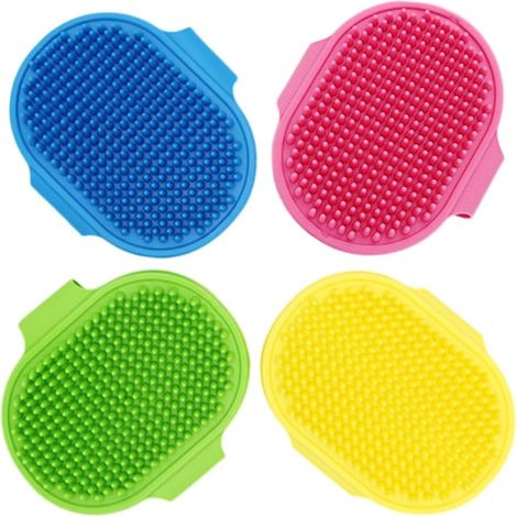 Brosse douce pour chat, 4 pièces brosses massage pour chaton, outil brosse d'angle mural, jouets pour chat, brosse autonettoyante pour chat pour portes, tables, murs