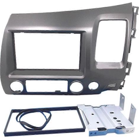 Kit d'installation autoradio double DIN pour Honda Civic 2006-2011 (façade et panneau de tableau de bord - conduite à droite) (1/4)