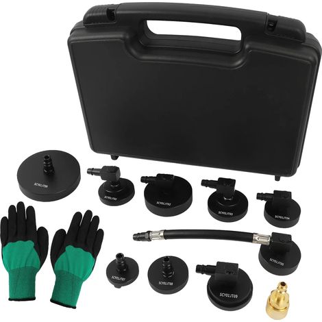 Kit de herramientas para purgar el líquido de frenos, plástico resistente, 22 cm x 15 cm x 6 cm, 1,72 kg, compatible con AST609, AST605 (1/5)