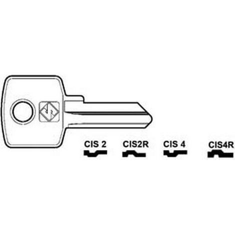 10PZ CHIAVI PER CILINDRI CAS-CISMA 4 SPINE PICCOLE - CIS4R SX