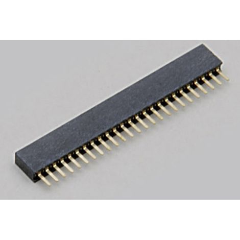 TRU COMPONENTS Buchsenleiste (Standard) Anzahl Reihen: 1 Polzahl je Reihe: 8 TC-2506272 1 St.