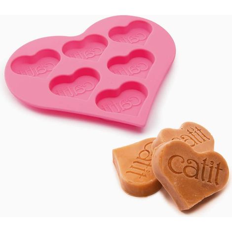 Molde para helados para gatos en forma de corazón Catit Creamy