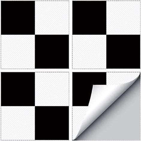 4 Stück Mosaikmuster-Aufkleber (1/3)