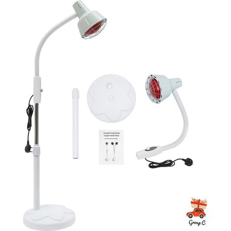 Floor Standing Near Infrared Therapy Heat Lamp Health Pain Relief 275W For families, massage parlors, healthcare centers, beauty salons