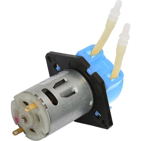 Pompe péristaltique miniature de laboratoire, pompe doseuse 12 V, plaque plate bleue D2 24 mm (1/5)