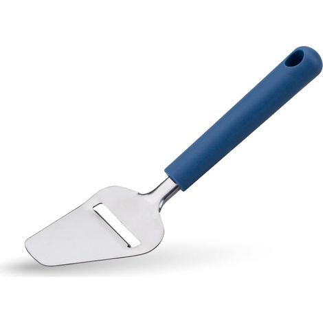 Trancheuse à fromage, lame en acier inoxydable pour tranches de fromage fin, poignée ergonomique, passe au lave-vaisselle, antirouille, bleu foncé