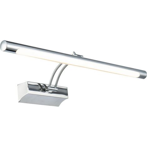 Applique Da Parete Moderno Fino Metallo Cromo 1 Luce Led 12,1W (1/4)