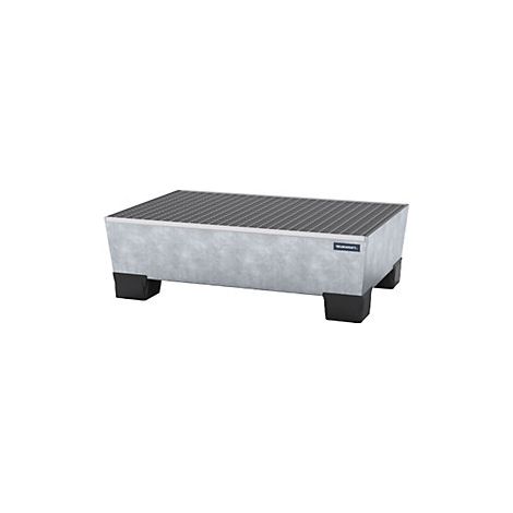 Cubeta colectora de acero con patas de plástico  L x A x H 1240