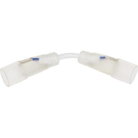 Conector Tira Neón LED Regulable 220V Circular SFLEX17 Doble con Cable Ø17 mm