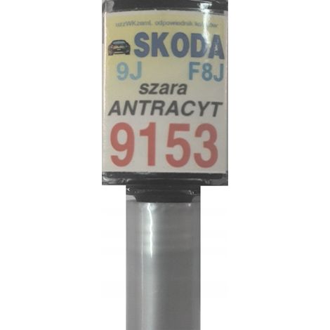 Reparación de arañazos en pintura antracita para Skoda 9153 LF8J 9J sedán (10 ml) (1/5)