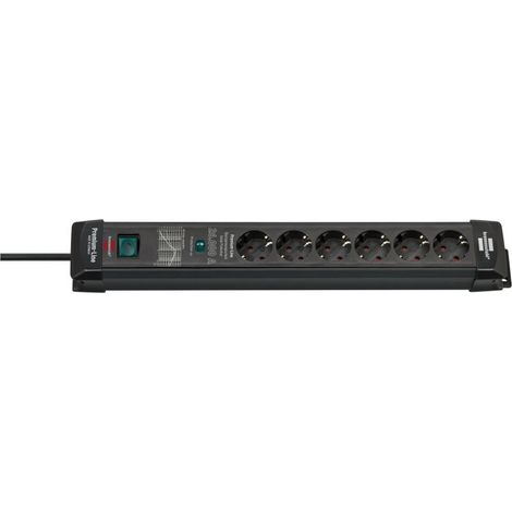 Multiprise Brennenstuhl Premium Ligne 6 prises noir 3500 W (1/3)