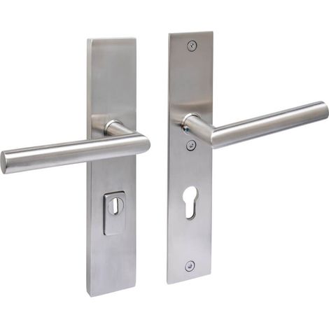 Quincaillerie de porte dérobée Backura PC 72mm acier inoxydable - 0035.396436