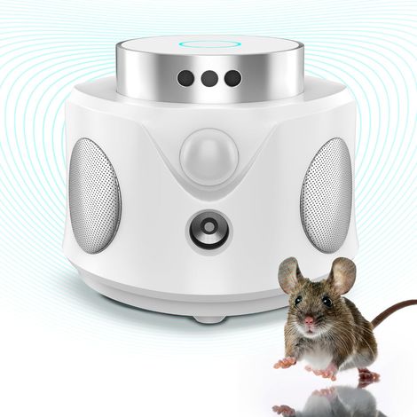 Anti-Nuisibles - Répulsif à Souris à ultrasons avancé, Solution Anti-nuisibles Plug-in Professionnelle - Convient aux Souris, Rats, cafards, Fourmis, araignées, grillons, puces & vers à Soie (1/2)