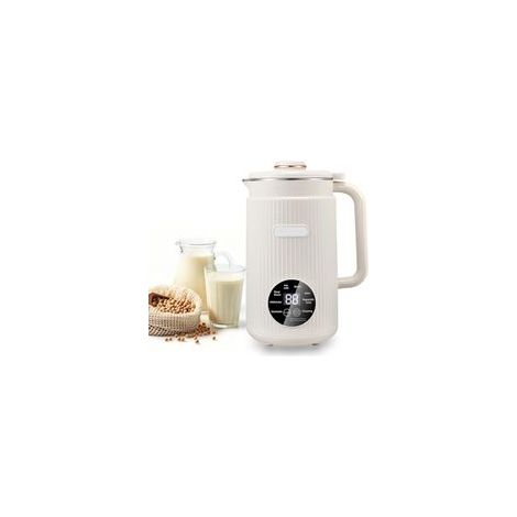 Machine à lait végétal automatique avec fonction autonettoyage et maintien au chaud 8 heures pour amande noix avoine soja sans produits laitiers