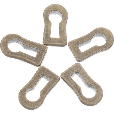 POPETPOP Lot de 10 cache-serrures en alliage zinc antique (1/5)