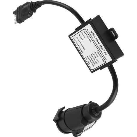 adaptateur prise remorque usa europe,Adaptateur Remorque Usa,Adaptateur Prise Us Attelage,Adaptateur De Câblage De Remorque,Pièces De Treuil De Remorque,Convertisseur De (1/5)