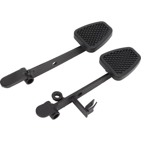 pédales de frein et d'accélérateur antidérapantes pour kart, quad, UTV, ATV - repose-pieds métal, kit de remplacement (1/5)