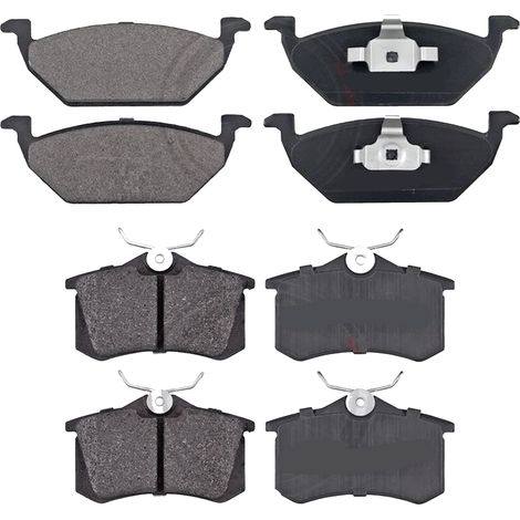 KIT PASTIGLIE FRENO ANTERIORI E POSTERIORI compatibile con SEAT TOLEDO IV (KG3) / PASTIGLIE FRENANTI AUTO OEM P 85 075 P 85 041,P 85 020 / SOSTITUZIONE DIRETTA / BASSA POLVERE / SILENZIOSO