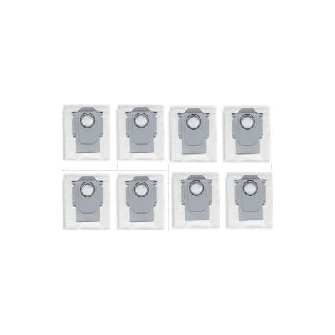 Lot de 8 sacs d'aspirateur compatibles avec Roborock Saros 10/10R/S8 MaxV Ultra/Qrevo Pro/Q revo/Qrevo MaxV/Qrevo S/Qrevo master/S8 Max Ultra