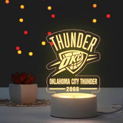 Lámpara nocturna Thunder Club, ventilador creativo, decoración, periférico, regalo de cumpleaños