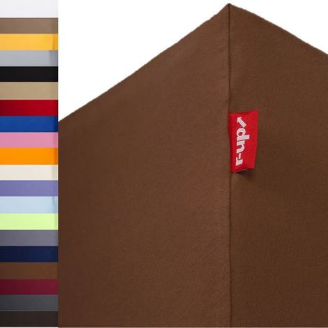 Drap-housse r-up Best 90x200-100x220 jusqu'à 35 cm de hauteur marron 95% coton / 5% élasthanne 230g/m² (1/5)