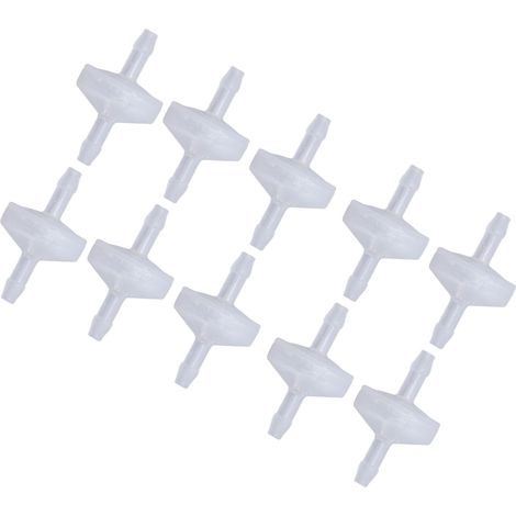 10 pièces clapet anti-retour en PP résistant à l'ozone, valve unidirectionnelle étanche translucide 3mm pour eau (1/5)
