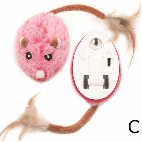 Jouet intelligent pour chat, souris électrique interactive, jouet pour chaton qui joue tout seul, rechargeable par USB