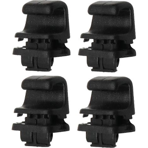 Lot de 4 crochets de rideau de porte arrière intérieur noirs 83917S8000CA pour Hyundai (1/5)