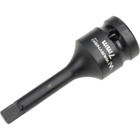Schlagschrauber-Einsatz 1/2" Sechskant H7 7 mm aus CrMo-Stahl, Waryński (1/4)