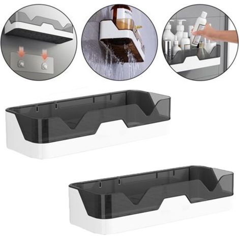 2 Caddies Douche Separables Double Couche (1/5)