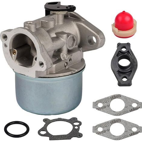 Kit carburateur 799868 avec Joint torique Compatible with Moteurs Briggs & Stratton 4HP à 7HP Compatible with 498170 497586 497314 698444 (1/4)