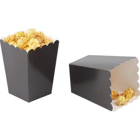 Boîte À Popcorn - En Carton - Pour Fêtes Et Réceptions - 10 Pièces (1/5)