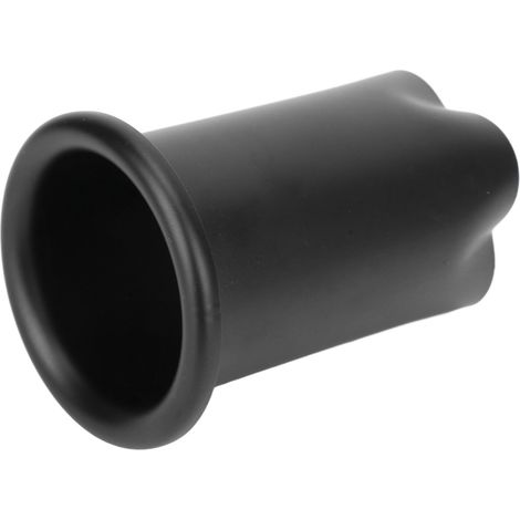 Support pour sèche-cheveux en acier inoxydable, étagère et grille pour sèche-cheveux, idéal pour la maison, le salon de coiffure ou la salle de bain (noir) (1/5)