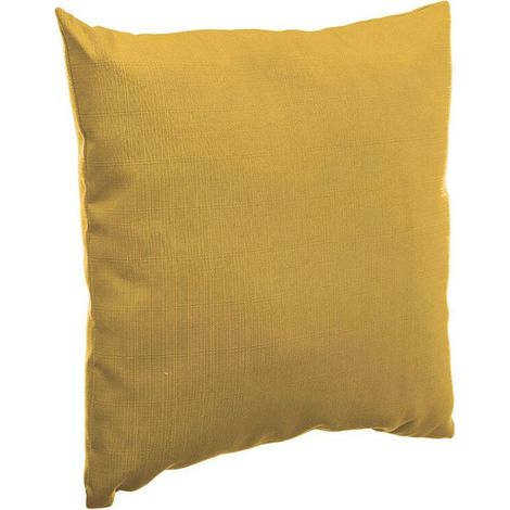 Coussin d'extérieur déhoussable - Jaune - 40 x 40 cm (1/3)