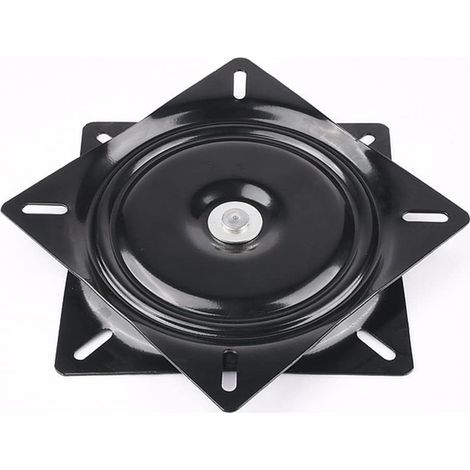 Sollbry Plateau Pivotant de 15cm Plaque Pivotante Carrée Robuste – Roulement à Billes en Acier – Plaque de Base Rotative à 360° for Tabouret de Bar, Chaise, Table TV, Bar, Siège de Bateau Pivotant