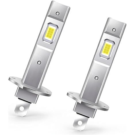Ampoule H1 LED 20000LM 6000K Blanc Froid 2 Pièces pour Phare de Voiture (1/4)