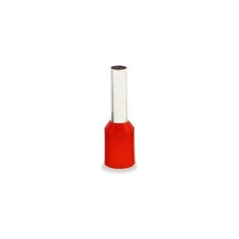 Punta delle dita isolata 1mm Rosso 50 pz
