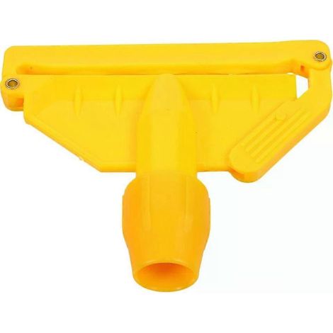 Attache-manche pour balai à franges, pince en plastique réutilisable pour remplacement de balai, prise en main sûre (1/5)