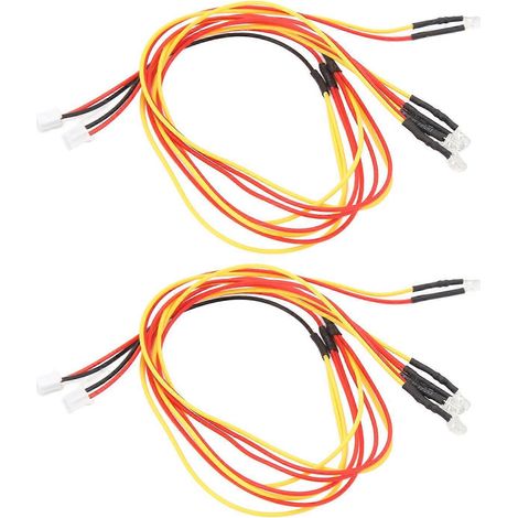 Kit d'éclairage RC pour voiture télécommandée AE86 : 2 câbles de clignotants en caoutchouc et cuivre (1/5)