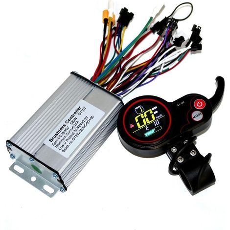 GT-100 LCD Display Instrument Dashboard Control Cable Kit 36V 500W Control Unit Replacement Parts for Electric Scooter