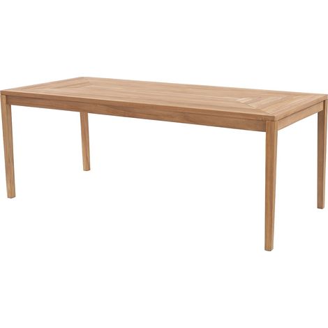 Tavolo da pranzo da giardino L.200 cm in Legno di teak Naturale chiaro - ALLENDE
