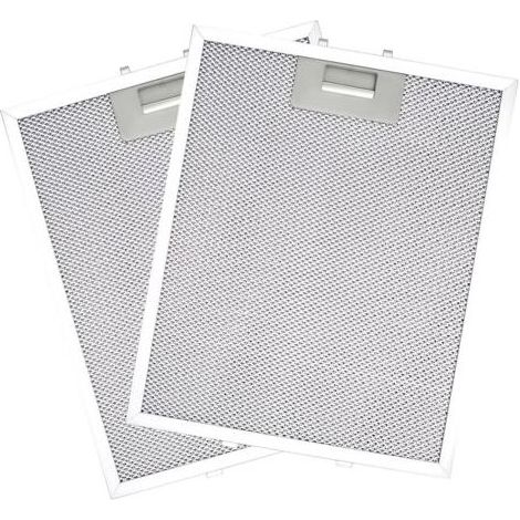 Set mit 2 universellen Aluminiumfiltern 320 x 260 mm – 5-lagig für Dunstabzugshauben – Metallfettfilter (1/5)