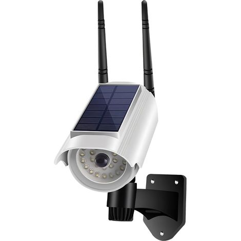 Cámara vigilancia simulada solar Selcuk con sensor de movimiento y mando IP66